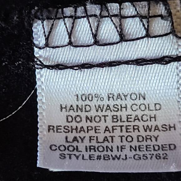 FREEBIRD‎ Open Back Tie Black Rayon Tunic Top BWJ-G5762 Women's Size XS/Small - Picture 9 of 10